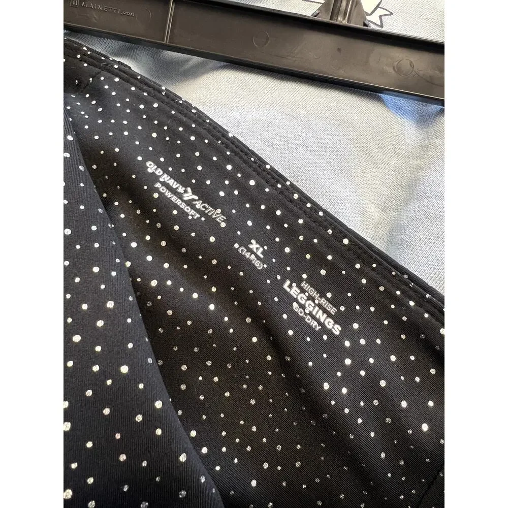 Old Navy Active Powersport High Rise Leggings Black Size Youth XL